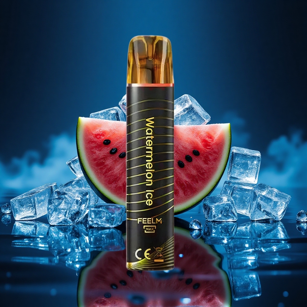 JNR Black&Golden 600+200 Sandía Hielo 800 Puffs 2ml Sin Carga