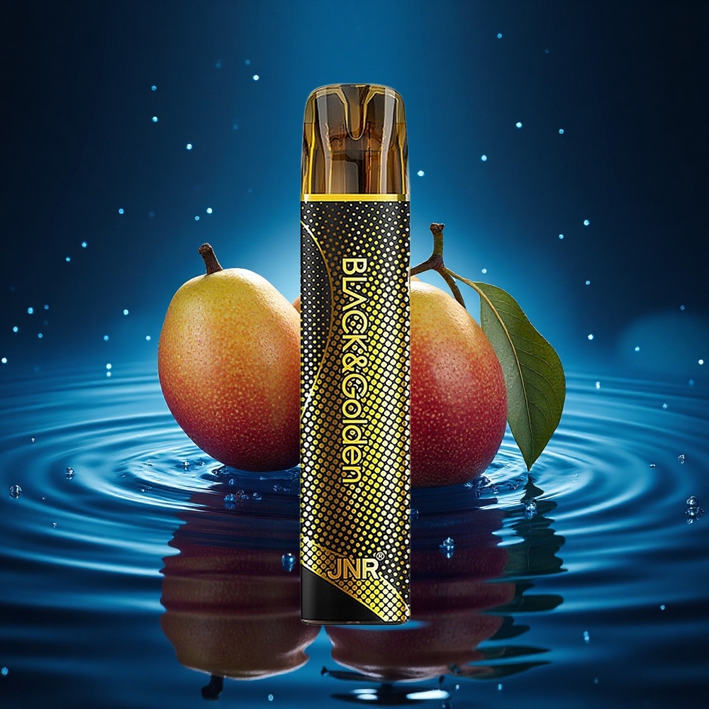 JNR Black&Golden 600+200 Triple Mango 800 Puffs 2ml Sin Carga