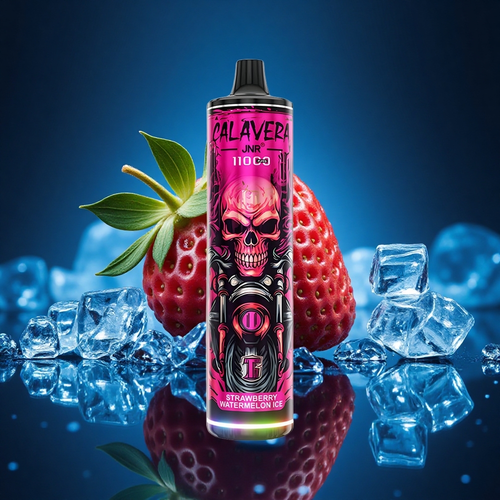 JNR Calavera 11000 Fresa Sandía Hielo con Carga Tipo-C y Batería 850 mAh