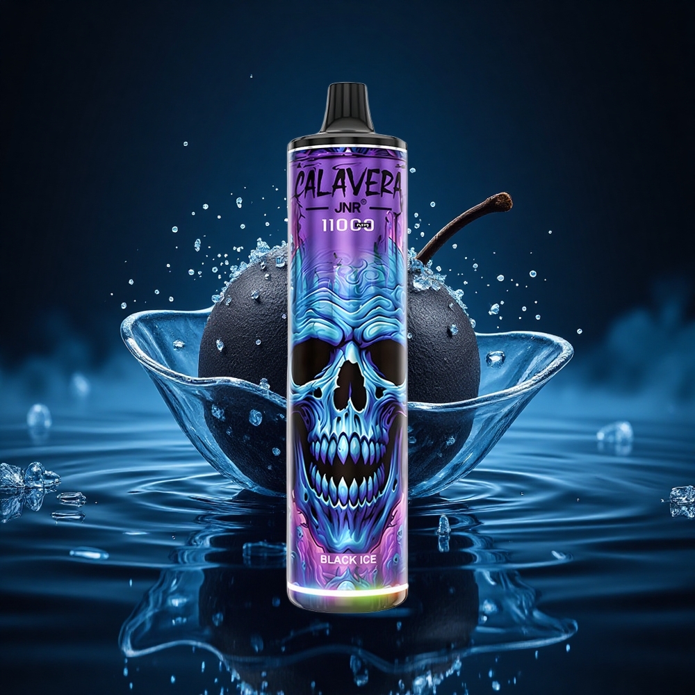 JNR Calavera 11000 Hielo Negro Tipo-C 850mAh 21ml