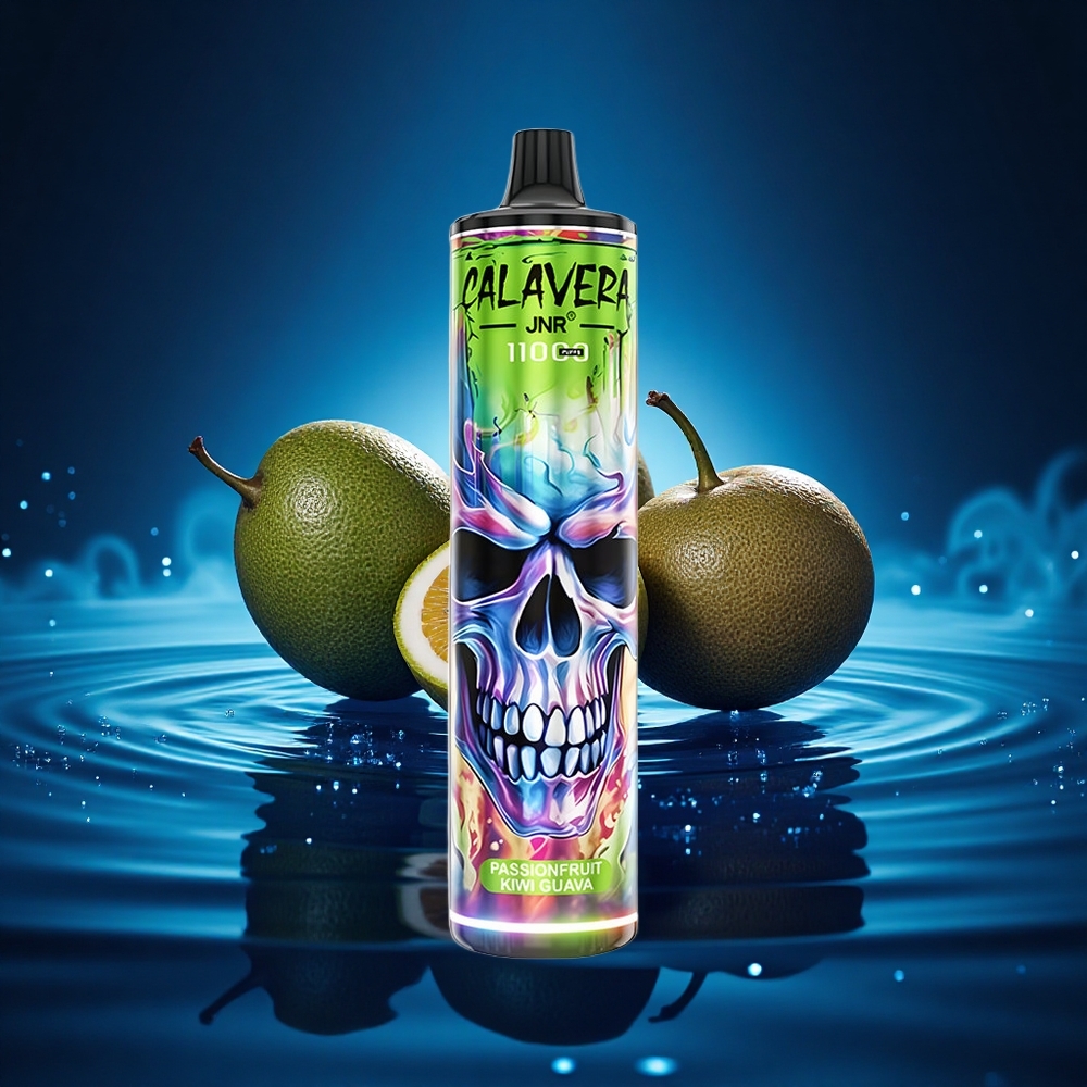 JNR Calavera 11000 Maracuyá Kiwi Guayaba con Carga Tipo-C y Batería 850mAh