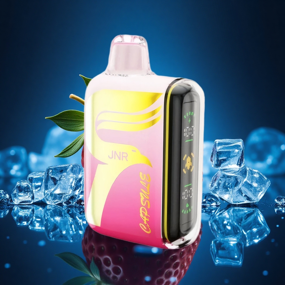 JNR Capsule 15000 Fresa Sandía Hielo con Doble Malla y Carga Rápida