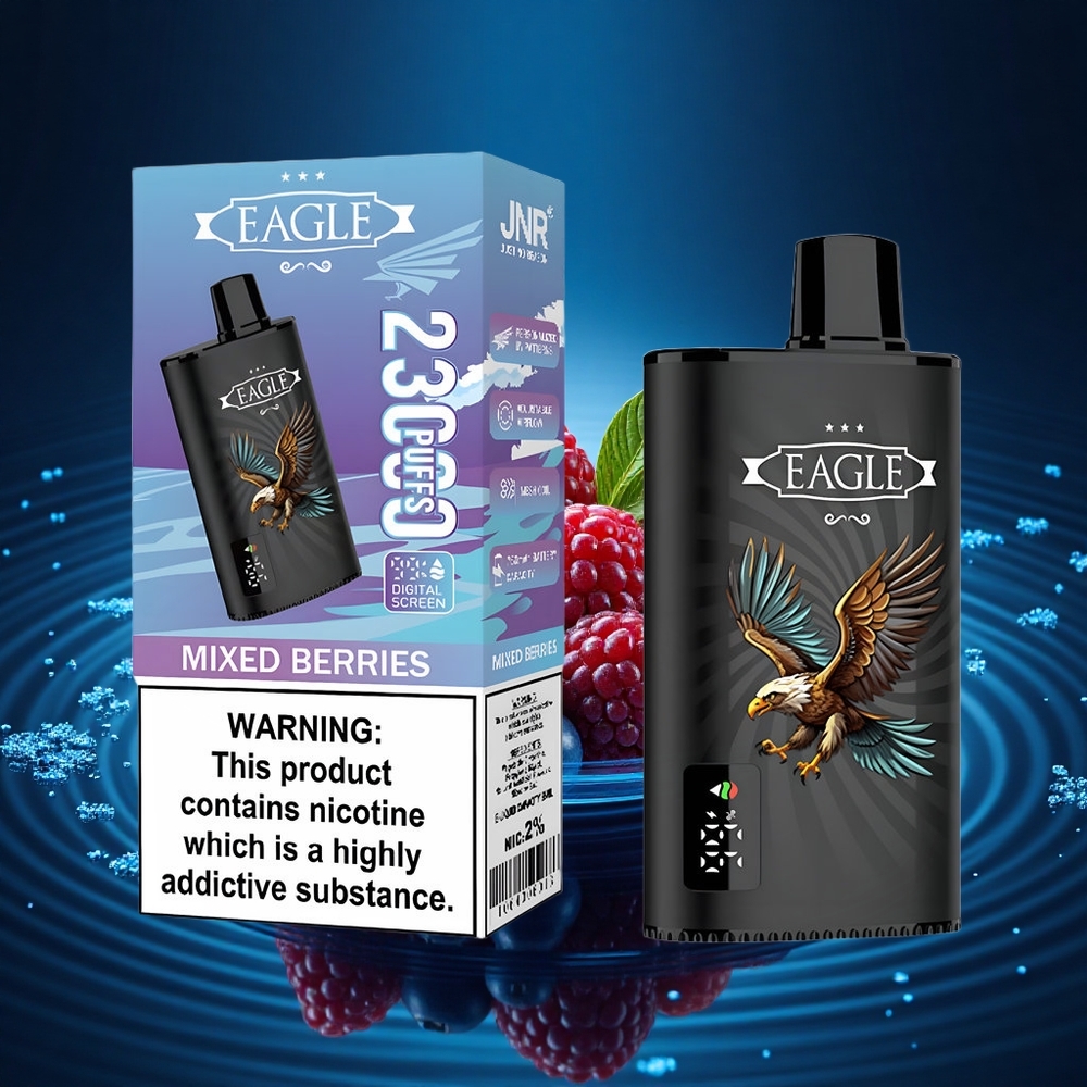 JNR EAGLE Smart 23000 Bayas Mixtas con Pantalla Digital y Bobina Mesh 1.0ohm