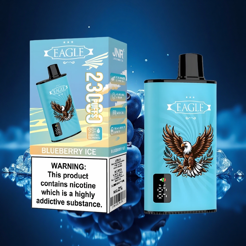 JNR EAGLE Smart 23000 Helado de Arándano con Pantalla Digital y Bobina Mesh 1.0ohm