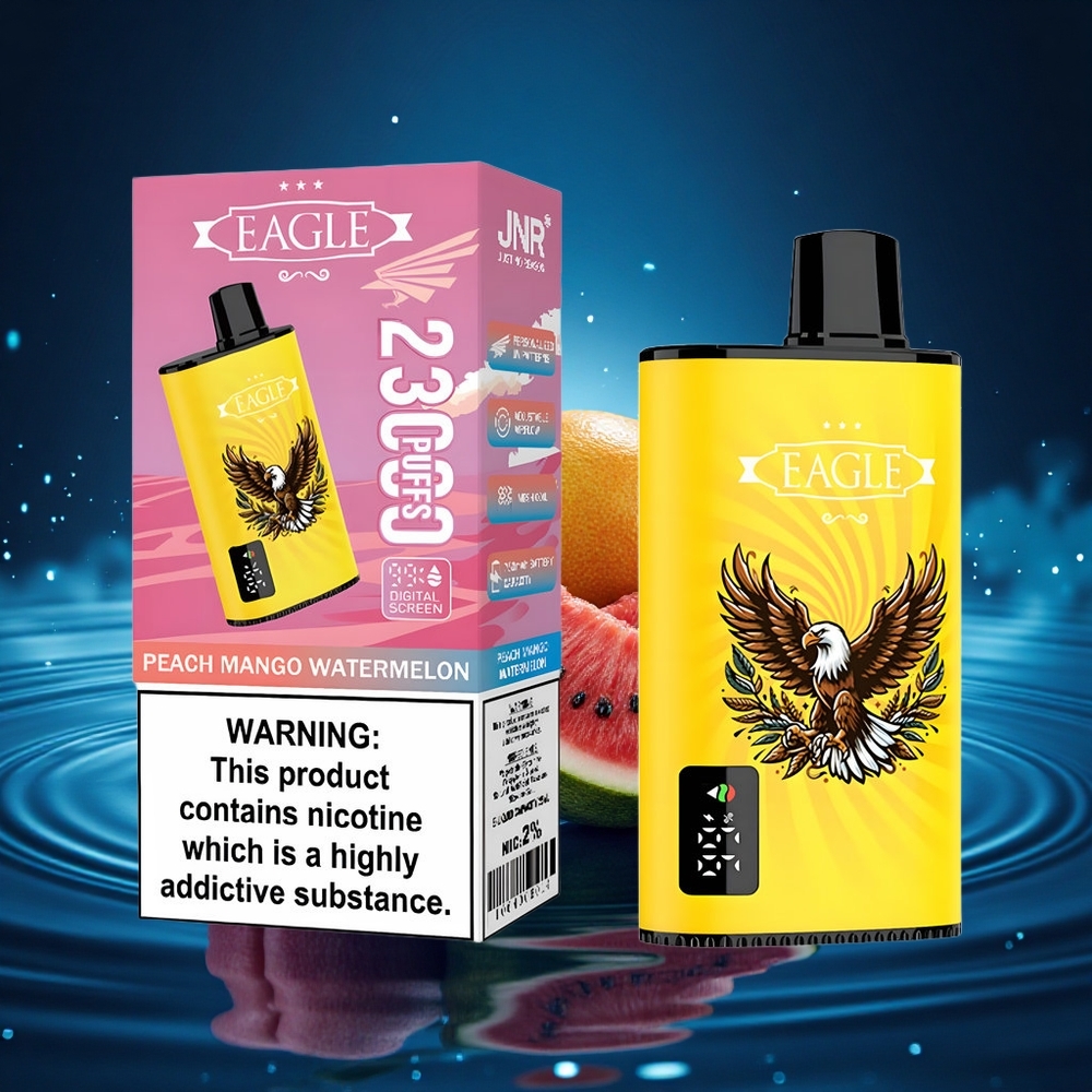 JNR EAGLE Smart 23000 Melocotón Mango Sandía Pantalla Digital Bobina Malla 1.0ohm