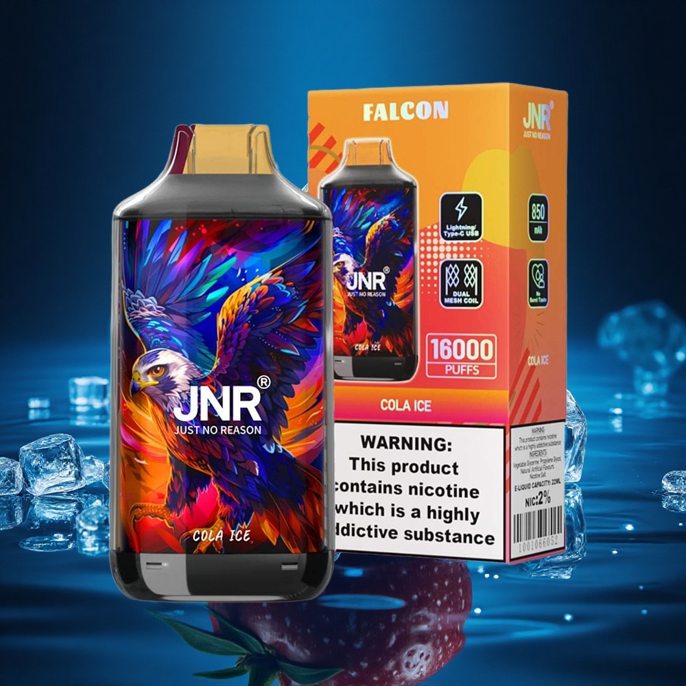 JNR Falcon 16000 Cola Helada Dual Carga Rápida 22ml