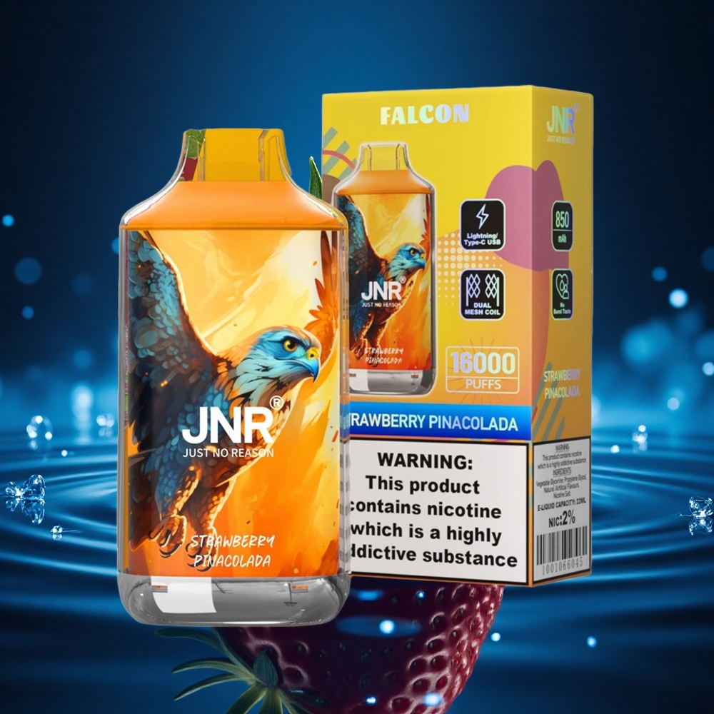 JNR Falcon 16000 Fresa Piña Colada Dual Carga Rápida 22ml