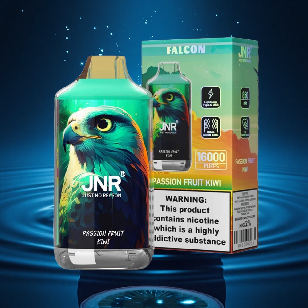 JNR Falcon 16000 Maracuyá Kiwi 850 mAh Dual Mesh 22ml