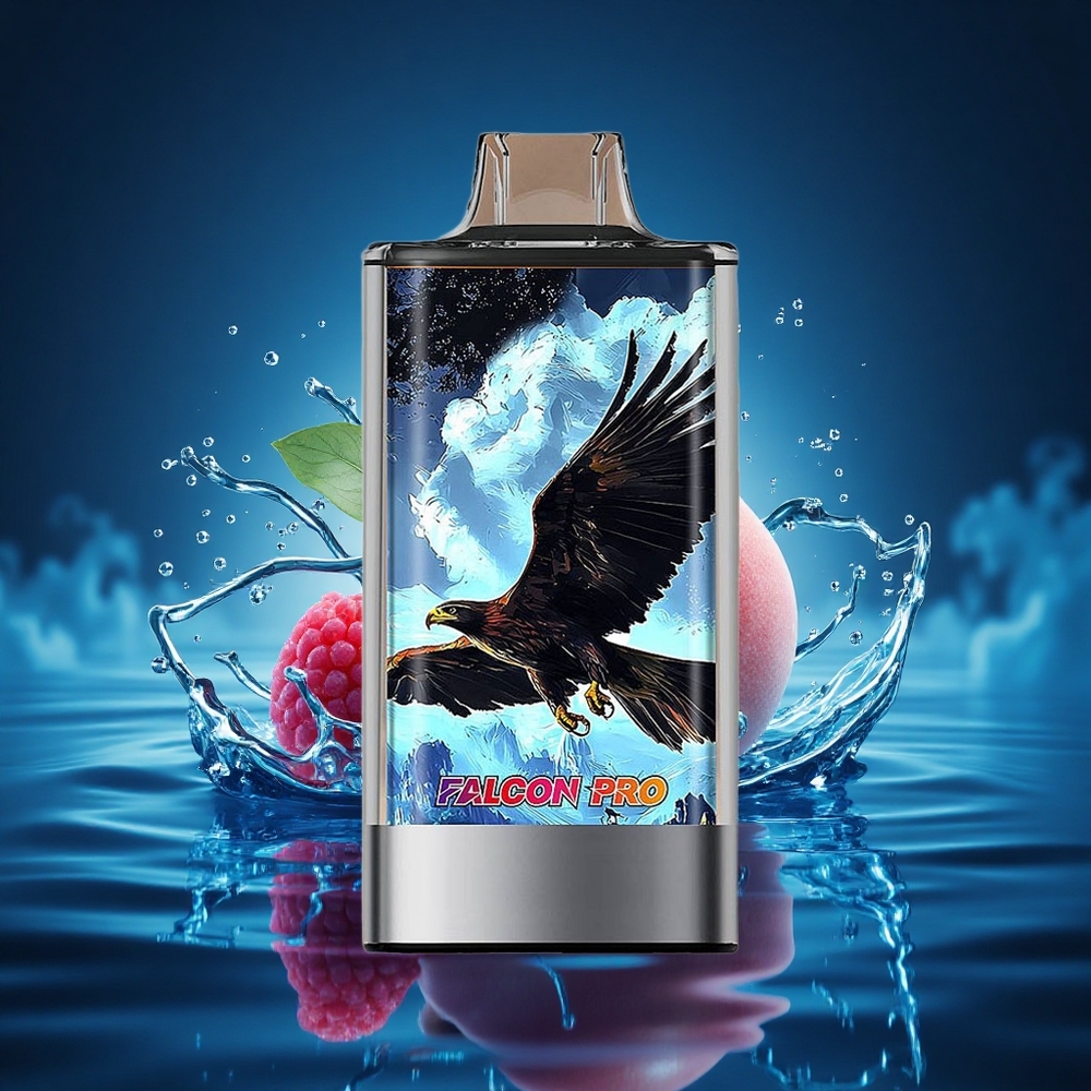 JNR Falcon Pro 28000 Durazno Blanco Frambuesa 30ml Dual Mesh