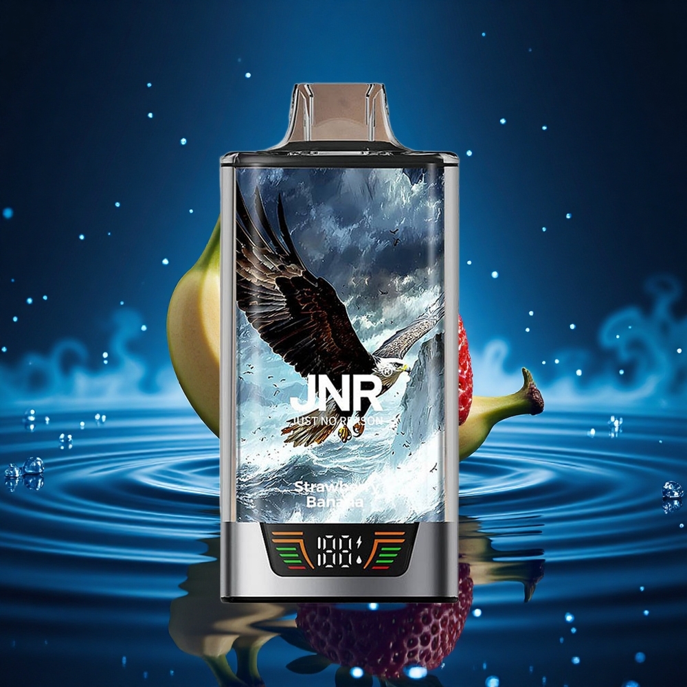 JNR Falcon Pro 28000 Fresa Plátano Dual Mesh 30ml 950mAh