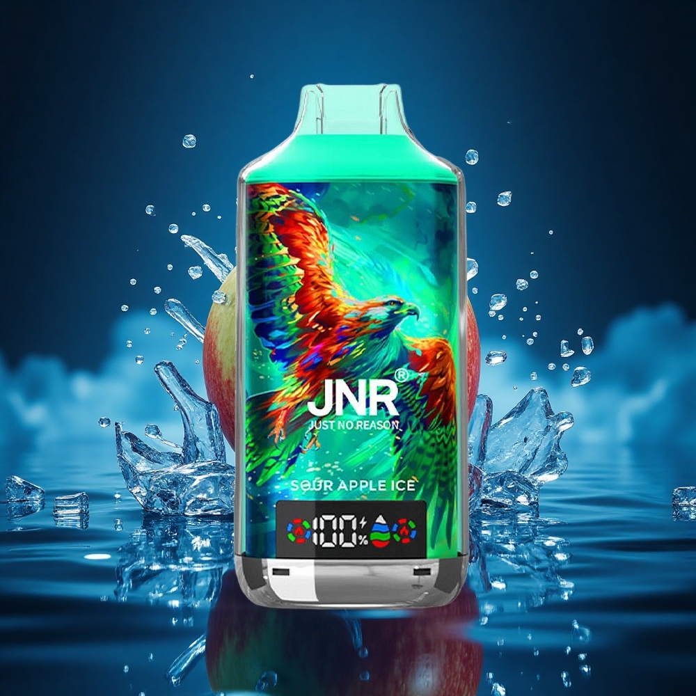 JNR Falcon X 18000 Manzana Ácida Helada 750mAh Dual Mesh 24ml