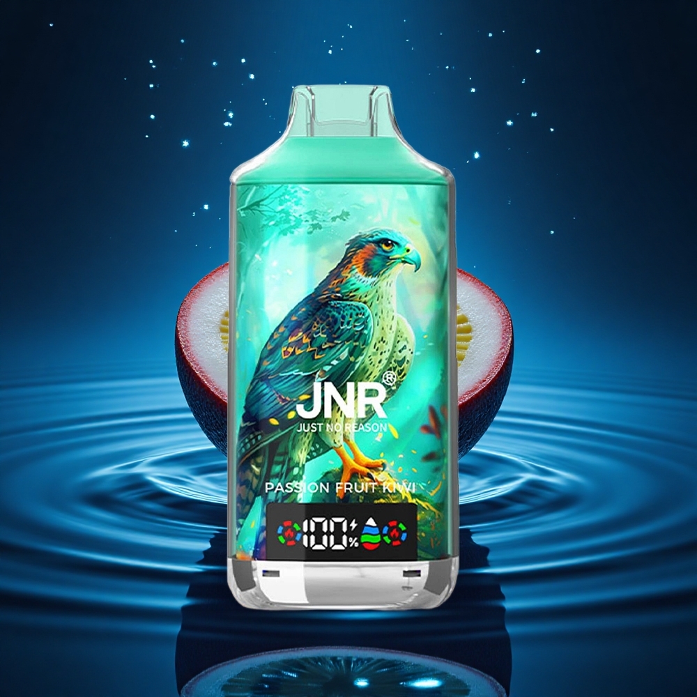 JNR Falcon X 18000 Maracuyá Kiwi 750mAh Dual Mesh Pantalla Digital Carga Rápida