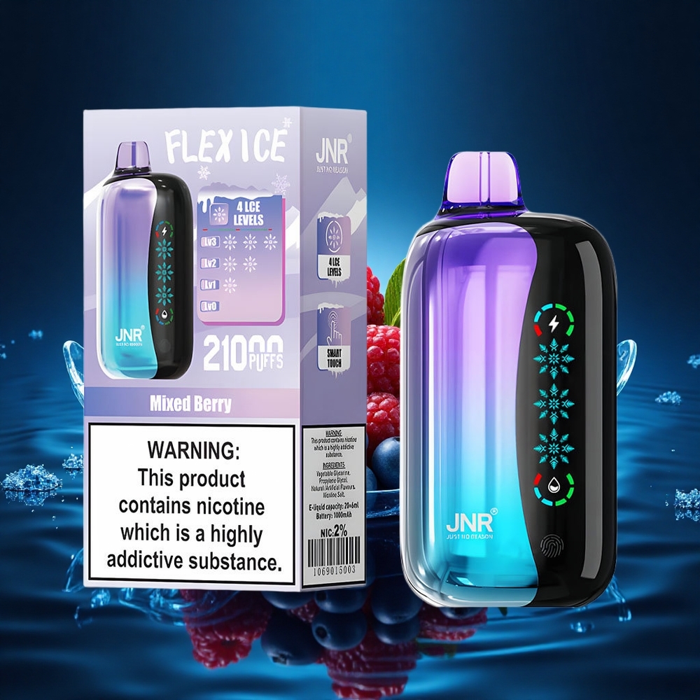 JNR Flex Ice 21000 Baya Mixta Helada Ajustable con Toque Táctil y Doble Malla