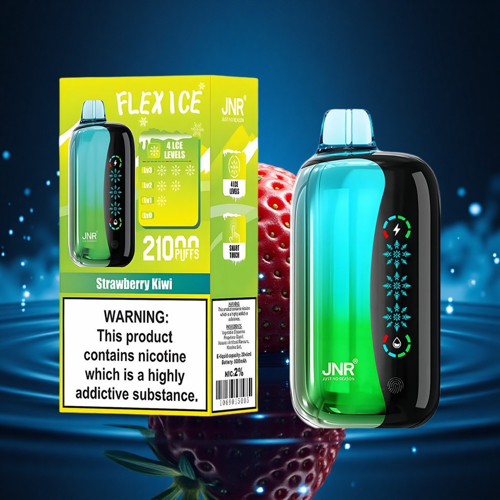 JNR Flex Ice 21000 Fresa Kiwi Hielo Ajustable Dual Mesh Tipo-C