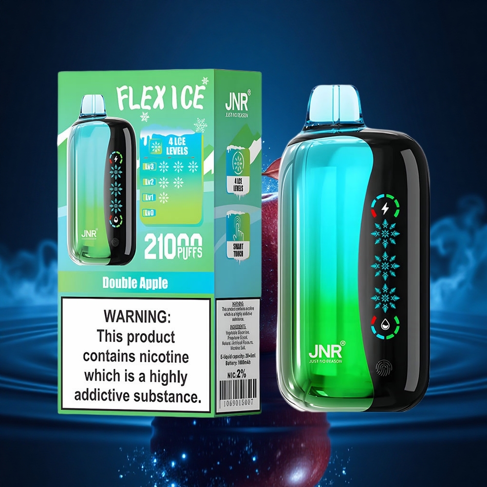 JNR Flex Ice 21000 Manzana Doble Aire Ajustable Hielo 26ml