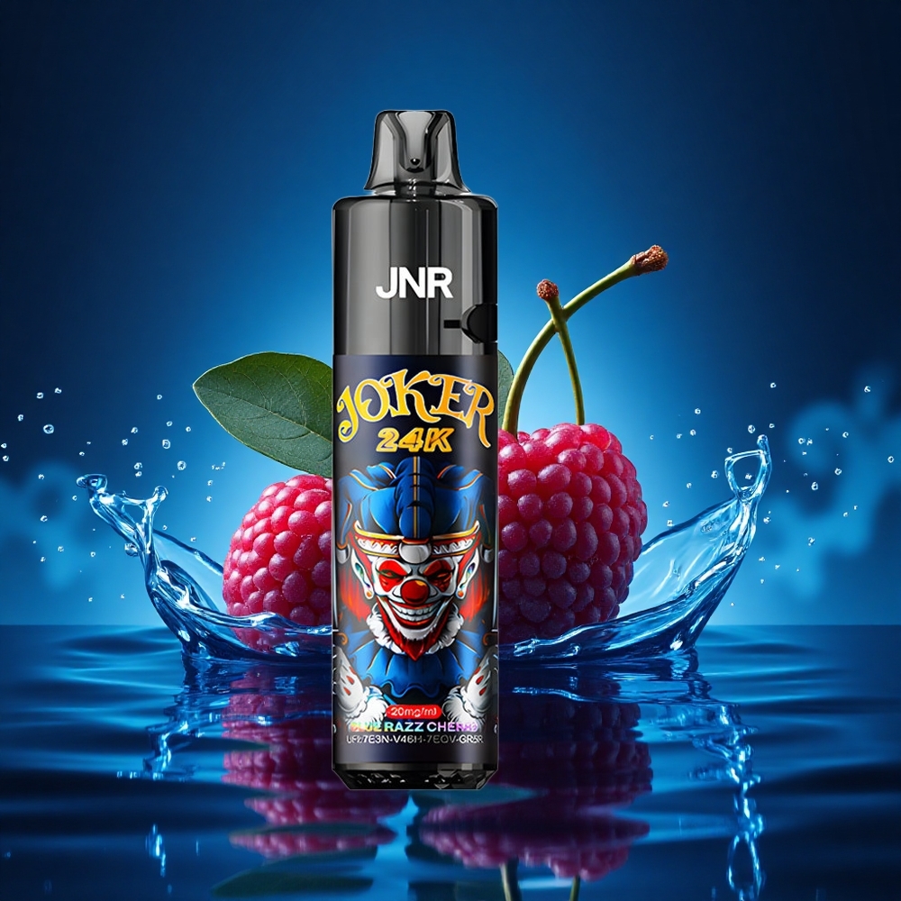 JNR Joker 24K Cereza Azul Refrescante con 2% Nicotina y Luz Multicolor