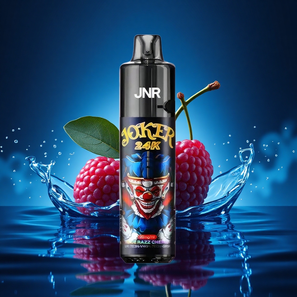 JNR Joker 24K Cereza Azul Refrescante con 2% Nicotina y Luz Multicolor