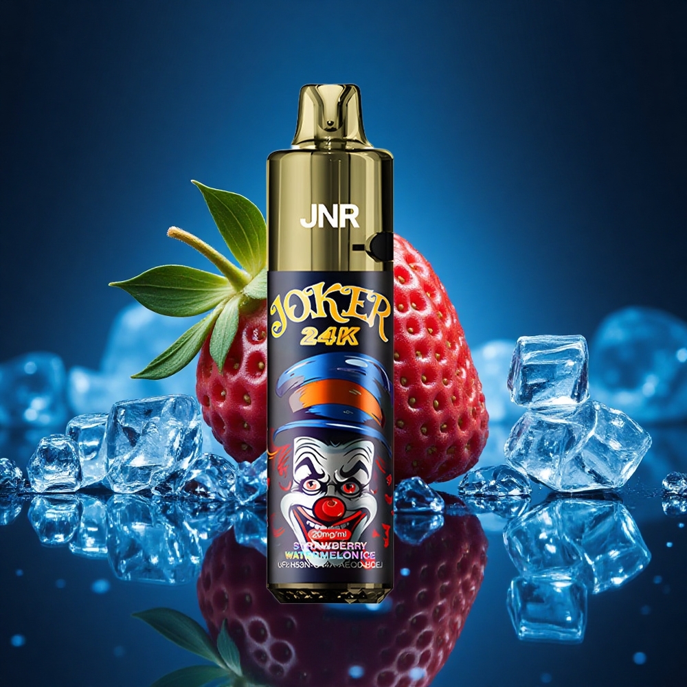 JNR Joker 24K Fresa Sandía Hielo con 2% Nicotina y Luz Respiratoria