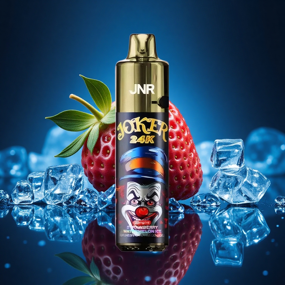 JNR Joker 24K Fresa Sandía Hielo con 2% Nicotina y Luz Respiratoria