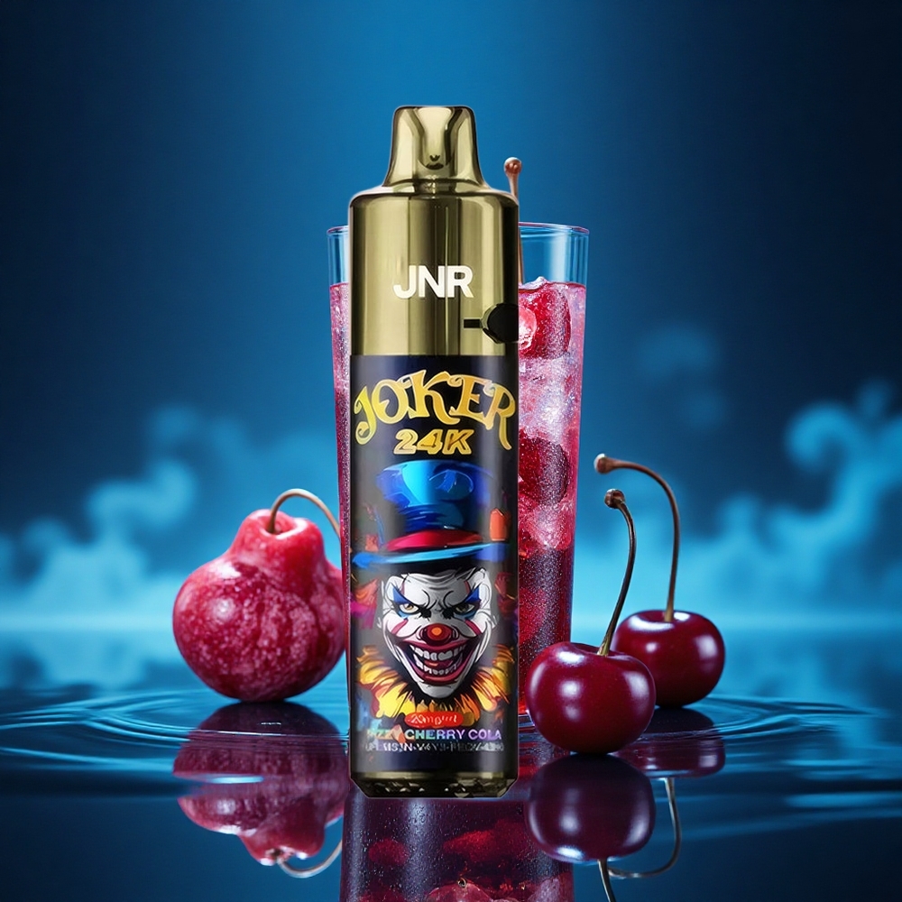 JNR Joker 24K Refresco Cereza Efervescente con 2% Nicotina y Carga Tipo-C