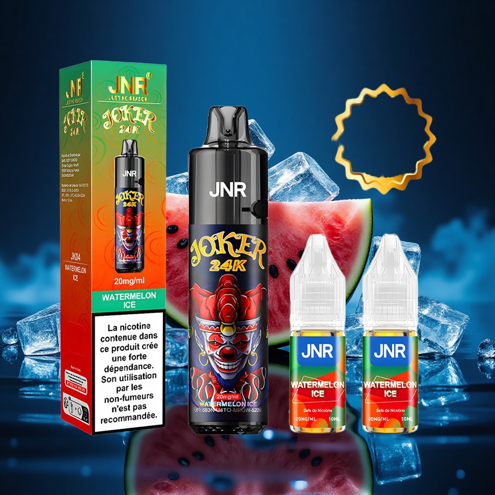 JNR Joker 24K Sandía Hielo Recargable 2% Nicotina