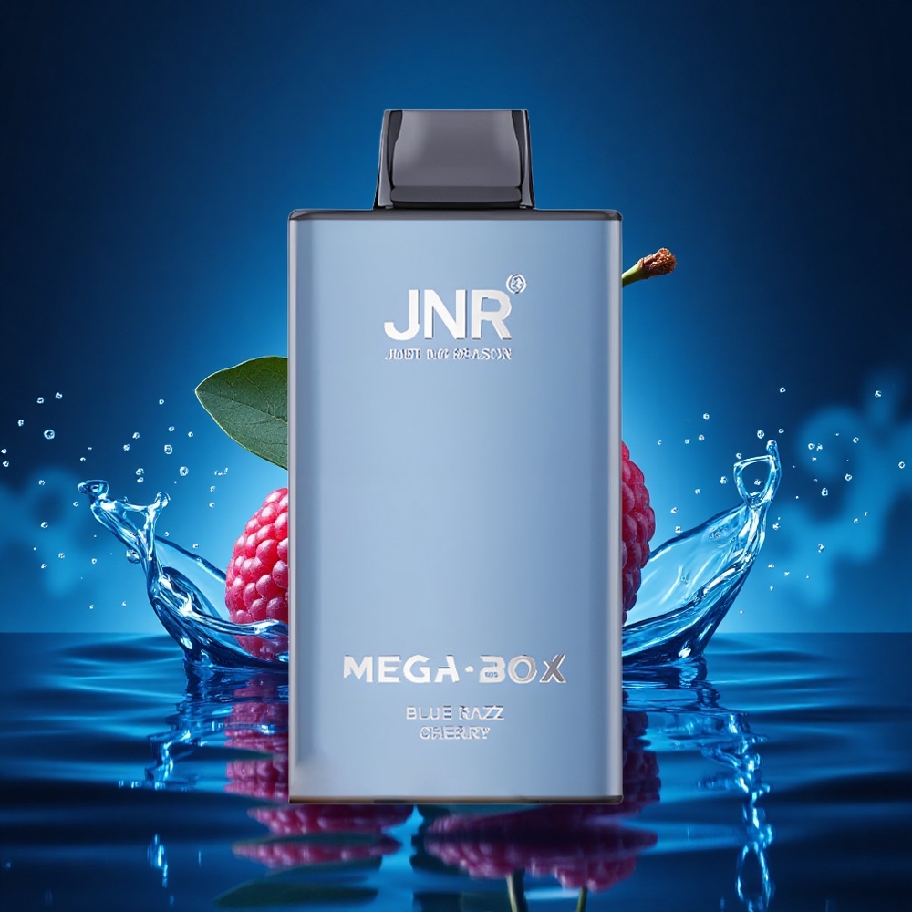 JNR Mega Box 25000 Cereza Azul Malla Dual Carga Rápida