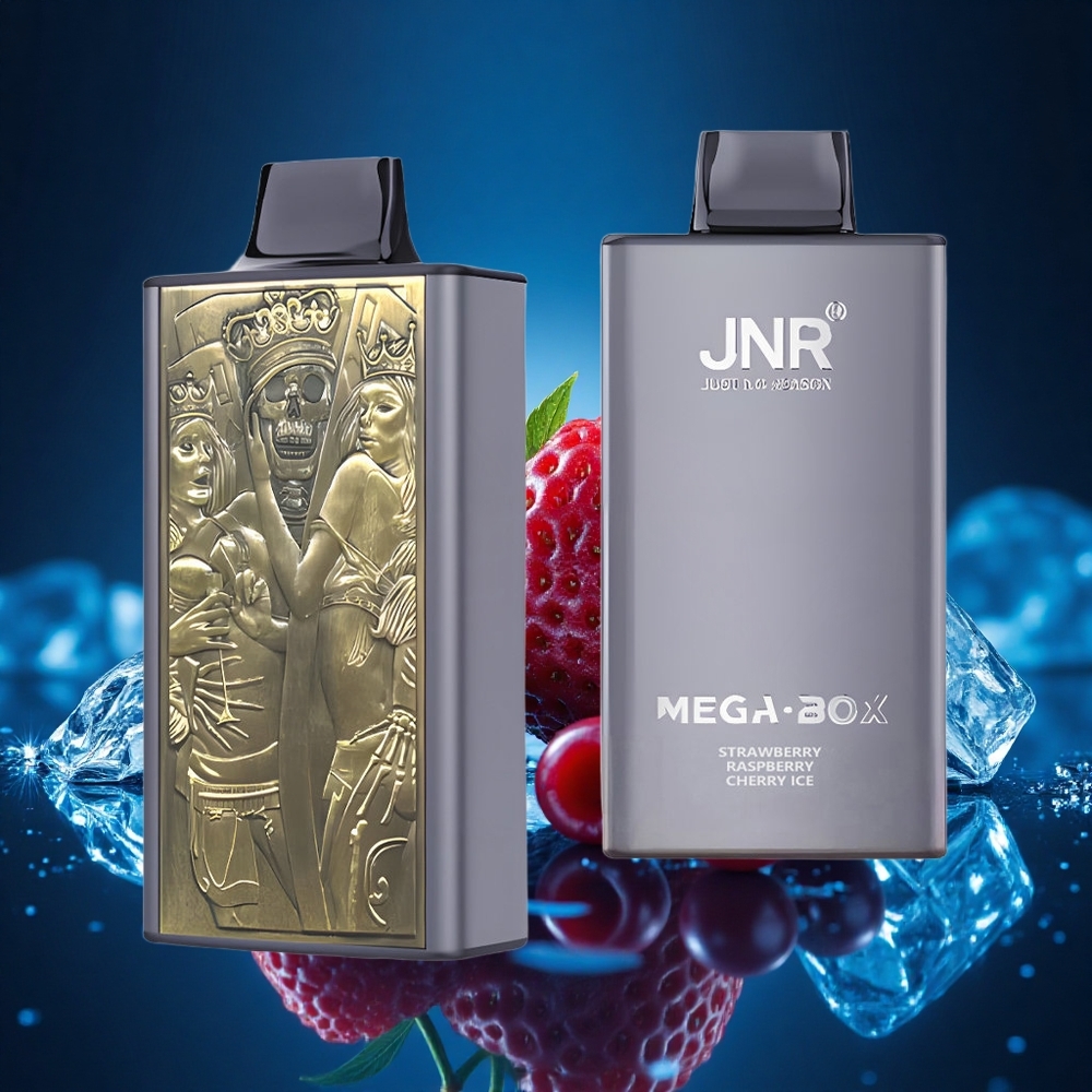 JNR Mega Box 25000 Helado de Fresa Frambuesa Cereza con Doble Malla y Carga Rápida