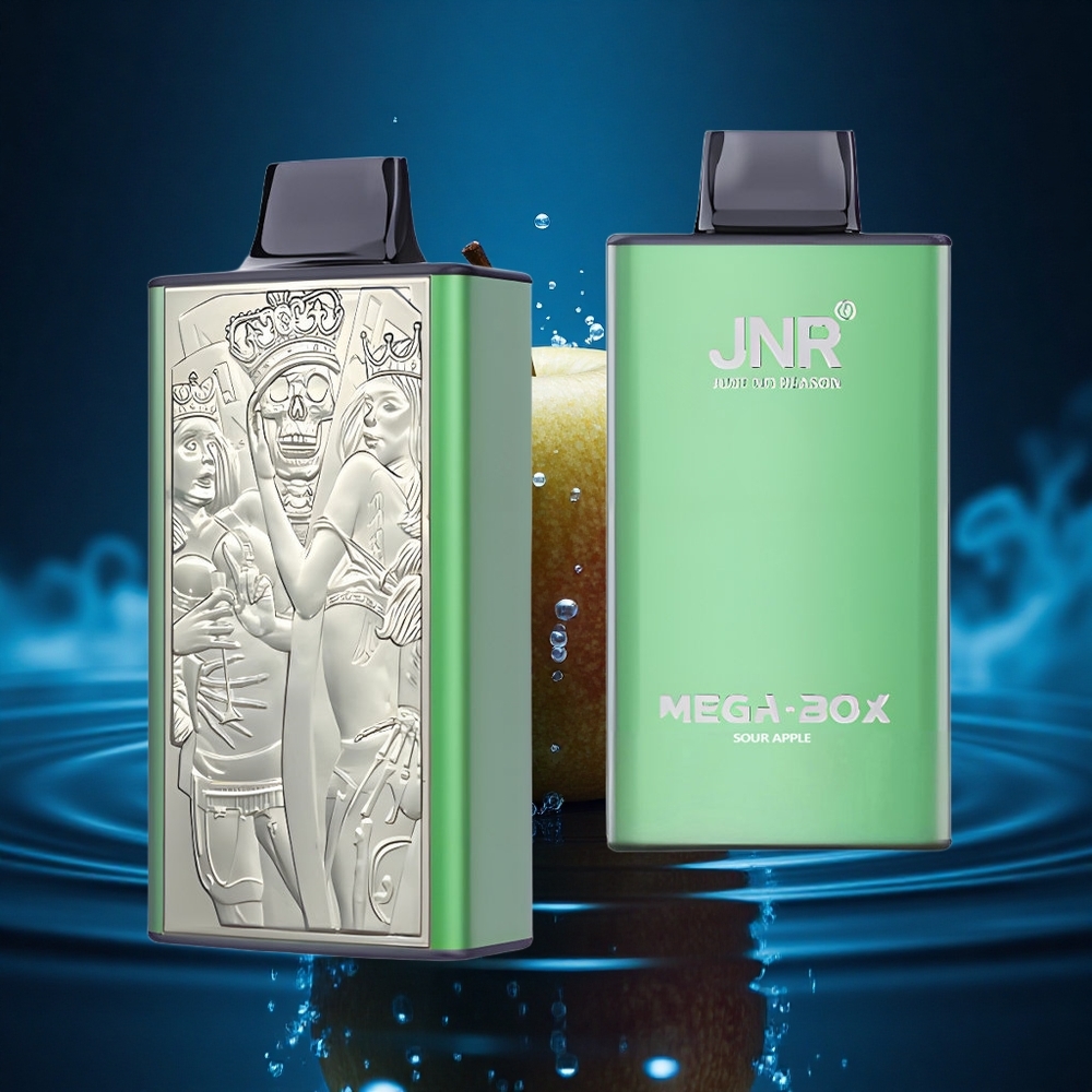 JNR Mega Box 25000 Manzana Ácida Dual Mesh 30ml 850mAh