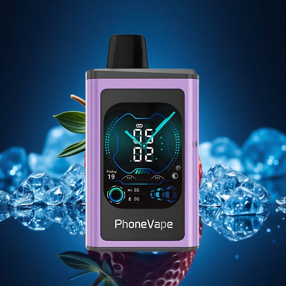JNR PhoneVape 30000 Fresa Helado Turbo Pantalla Completa