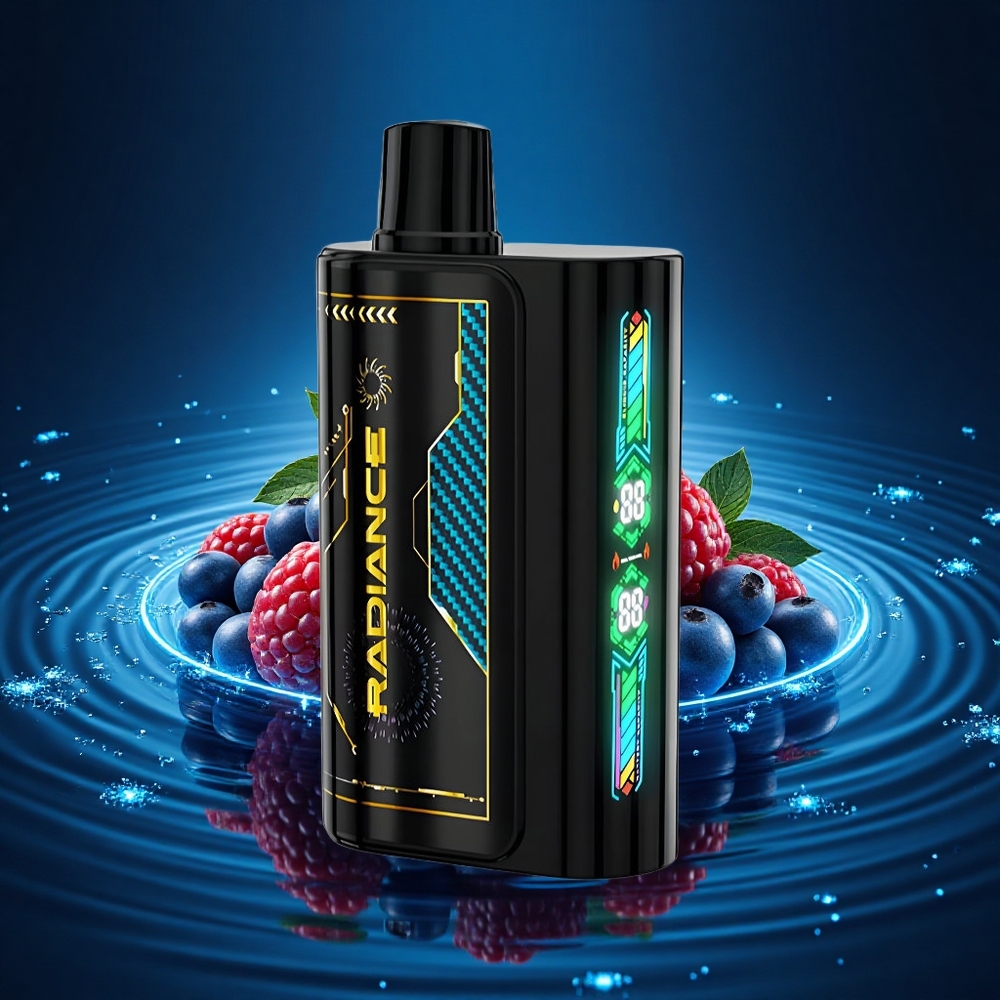 JNR Radiance 31000 Bayas Mixtas Pantalla Inteligente Doble Malla Recargable