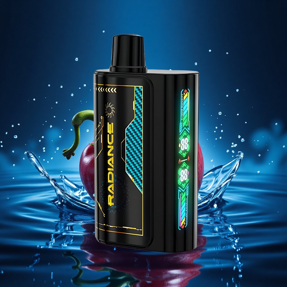 JNR Radiance 31000 Cola Cereza Efervescente con Pantalla Animada y Batería Recargable