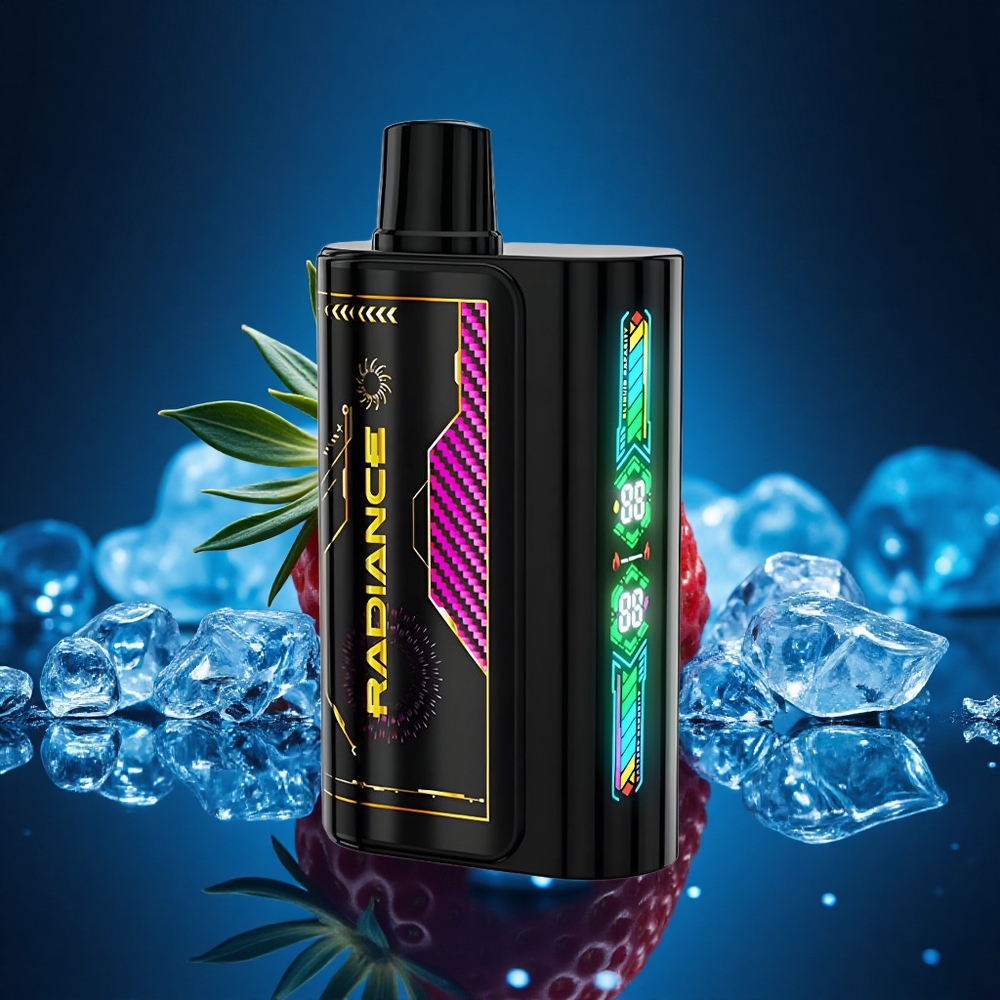 JNR Radiance 31000 Helado de Fresa con Pantalla Inteligente y Doble Bobina