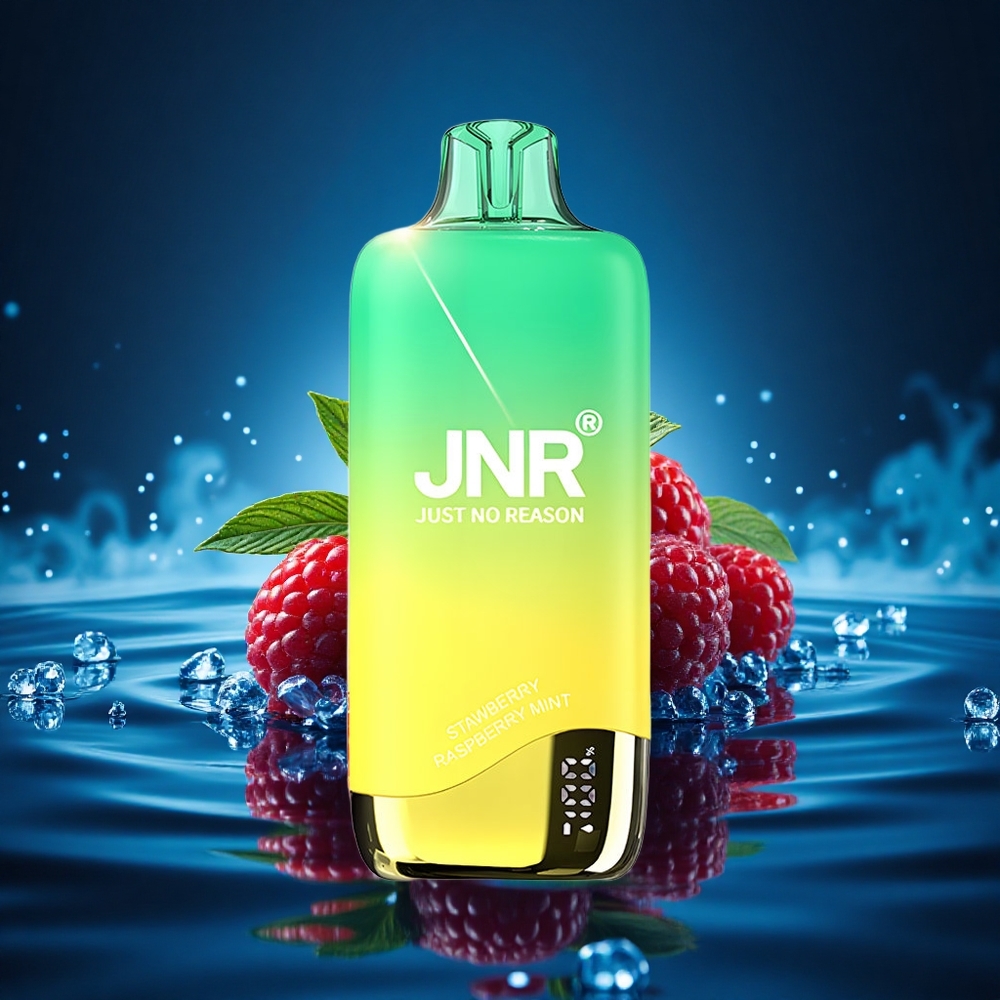 JNR Rainbow 10500 Fresa Frambuesa Menta 18ml USB-C 600mAh