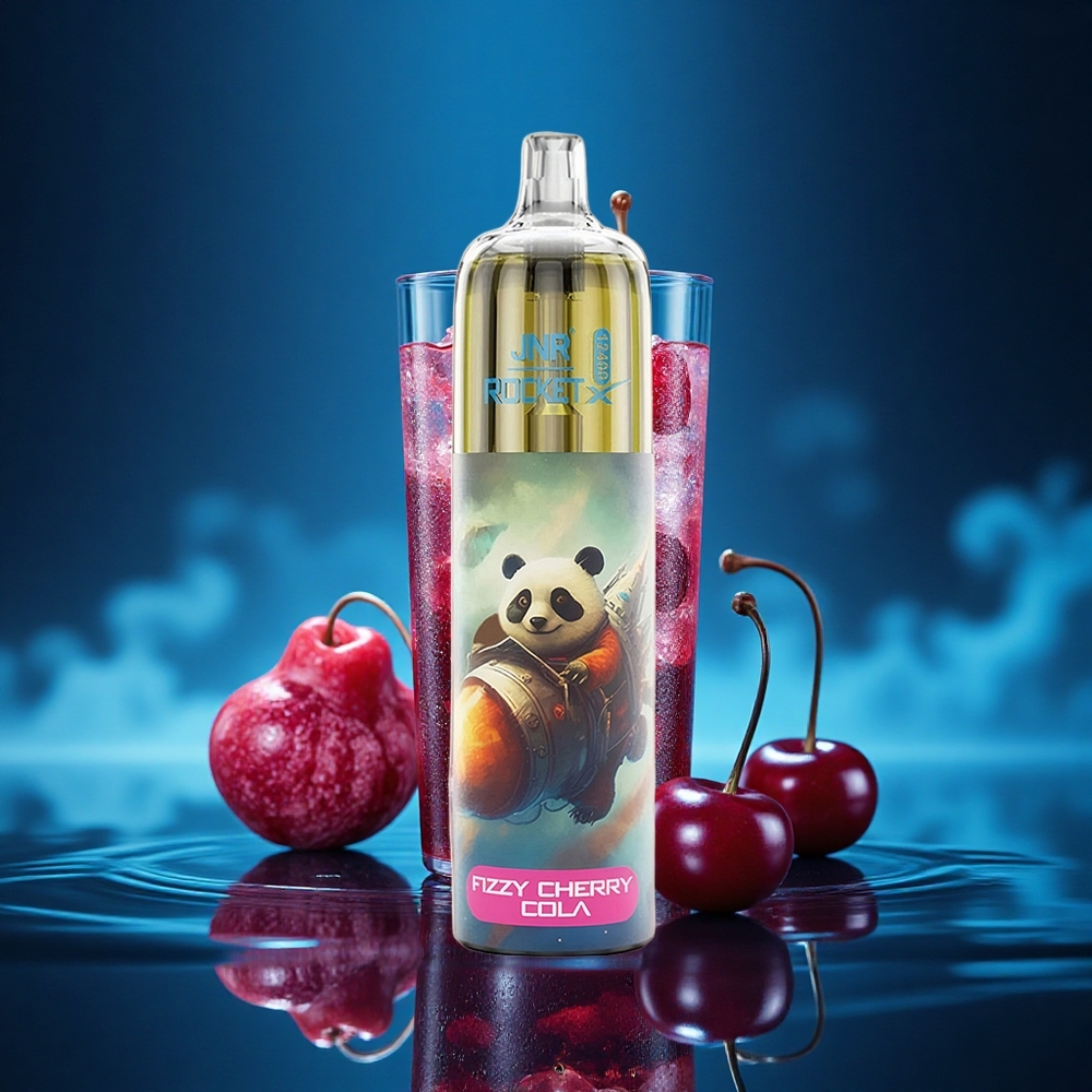 JNR Rocket-X 12400 Cherry Cola Burbujeante con Luz RGB y Batería 850mAh