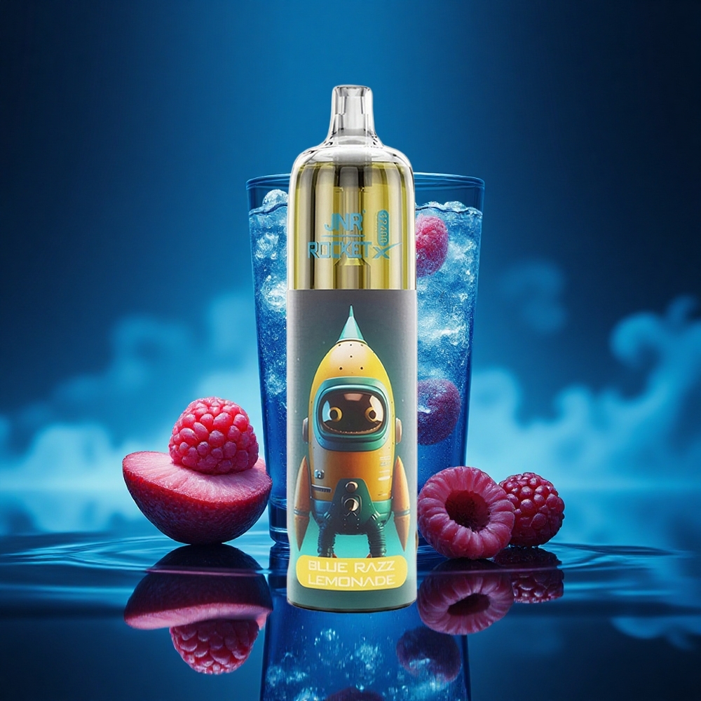 JNR Rocket-X 12400 Limonada Azul Frambuesa con Aire Ajustable y Luz RGB