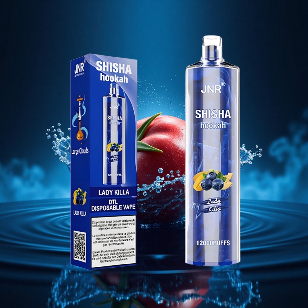 JNR Shisha Hookah 12000 La Asesina de la Reina 24ml 750mAh Tipo-C