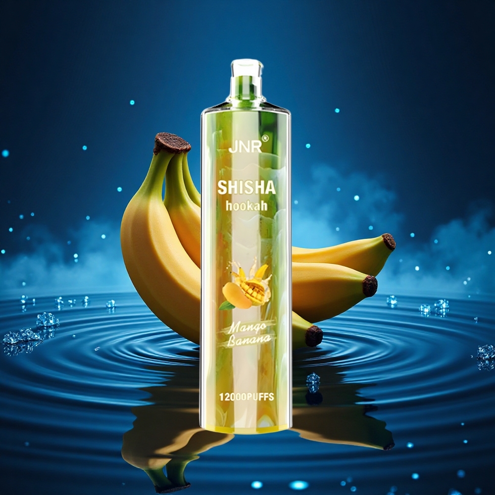 JNR Shisha Hookah 12000 Mango Banana 24ml 0.6 Ohm