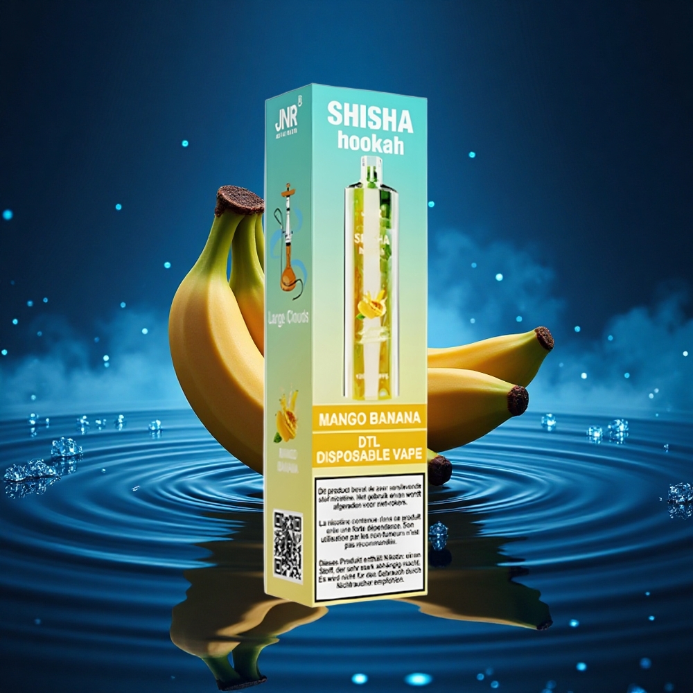 JNR Shisha Hookah 12000 Mango Banana 24ml 0.6 Ohm