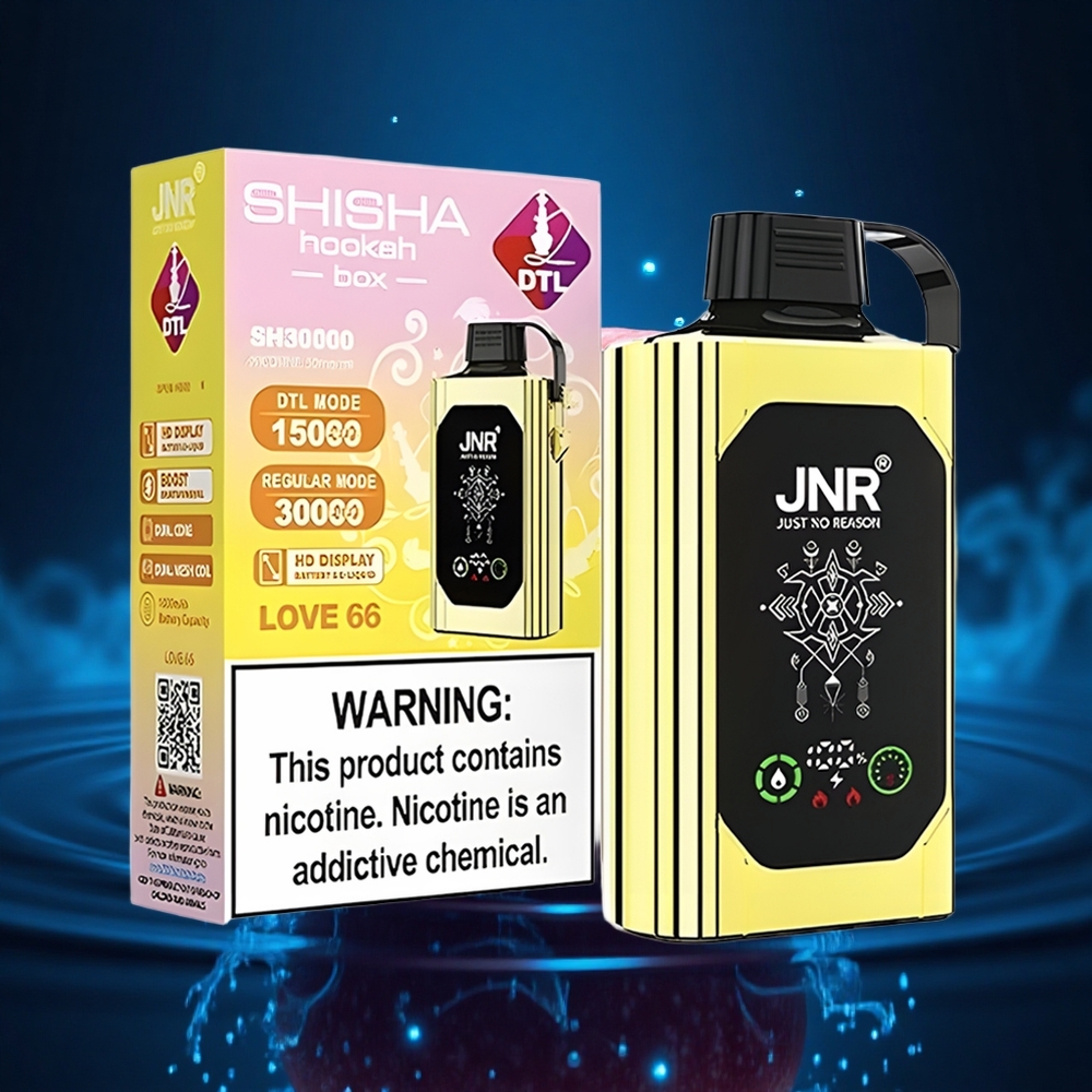 JNR Shisha Hookah Box 20500 Amor 66 HD Dual Mesh - 25ml 1000mAh