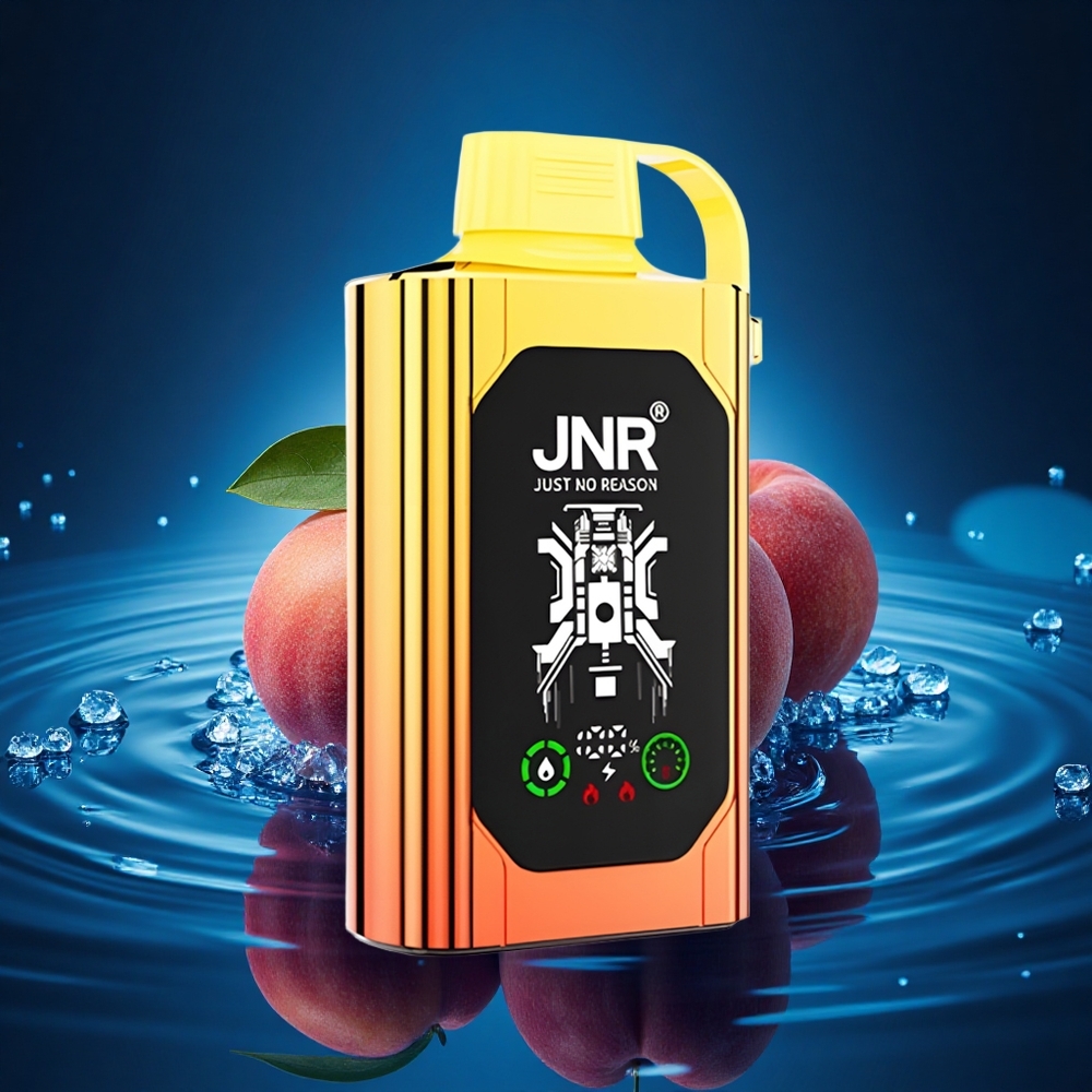 JNR Shisha Hookah Box 20500 Melocotones Jugosos HD 25ml Dual Mesh