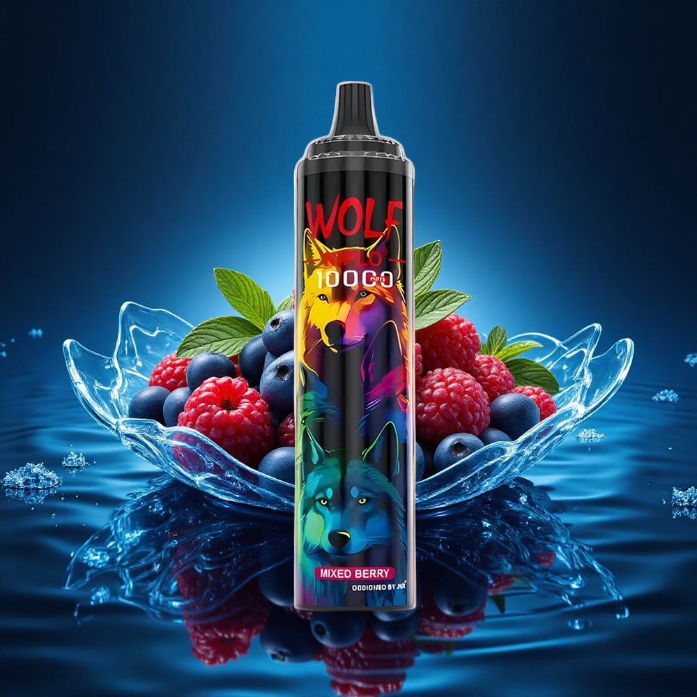 JNR Wolf Niplo 10000 Bayas Mixtas 20ml 650mAh Tipo-C