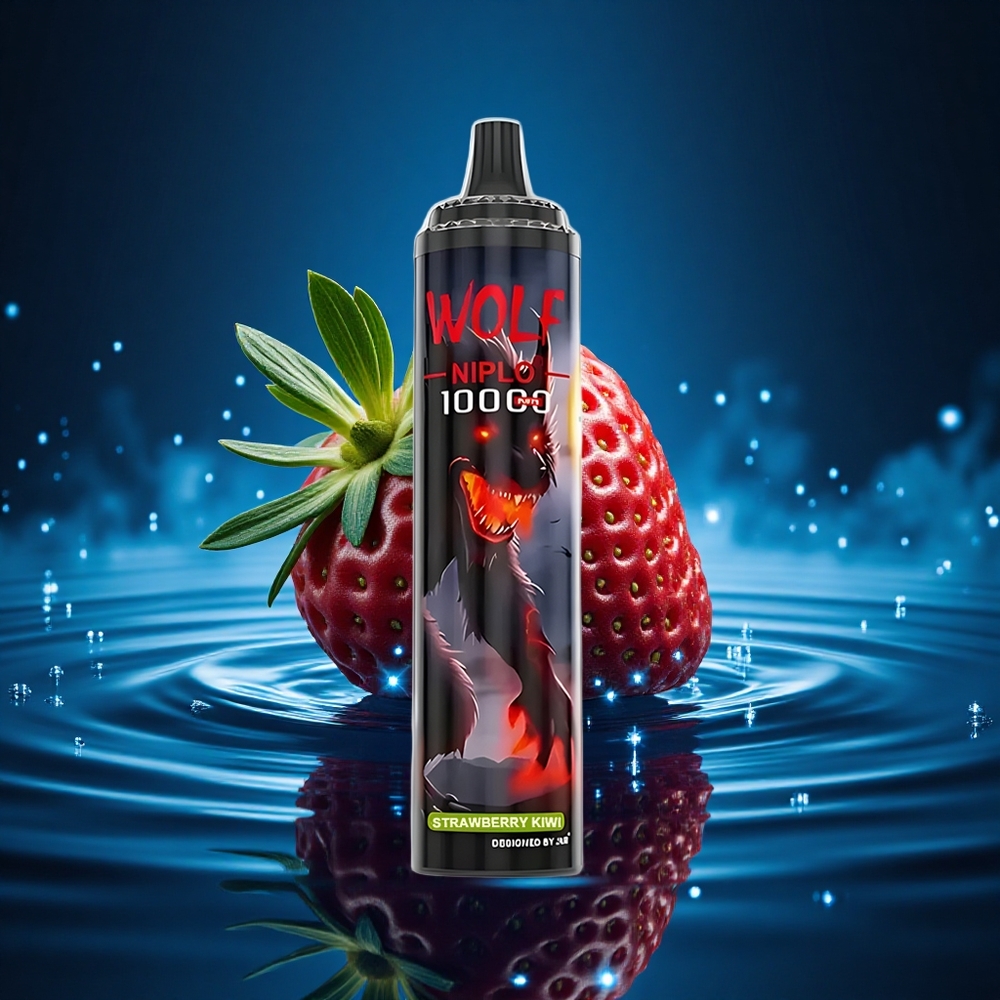 JNR Wolf Niplo 10000 Fresa Kiwi 20ml 5% Tipo-C