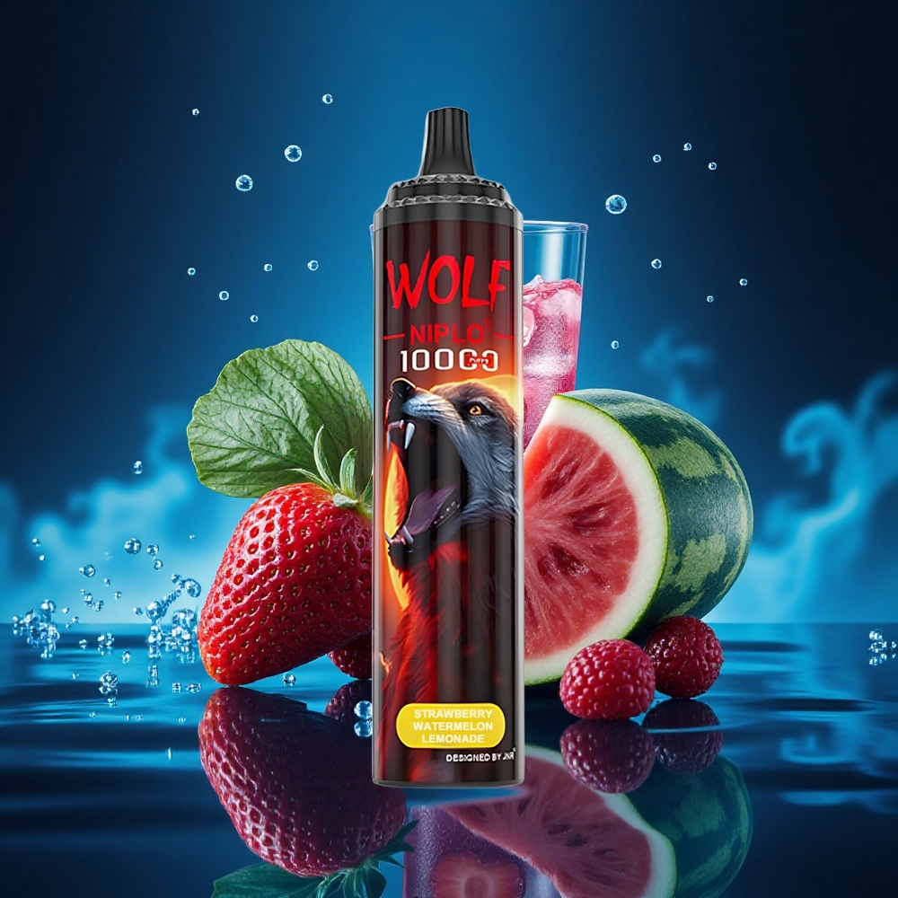 JNR Wolf Niplo 10000 Fresa Sandía Limonada 20ml 1.0 Ohm Tipo-C
