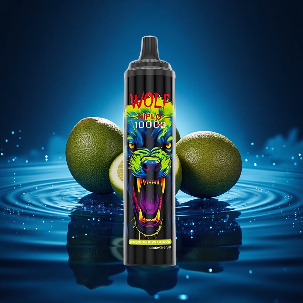 JNR Wolf Niplo 10000 Pasión Kiwi Guayaba 20ml 1.0 Ohm Tipo-C