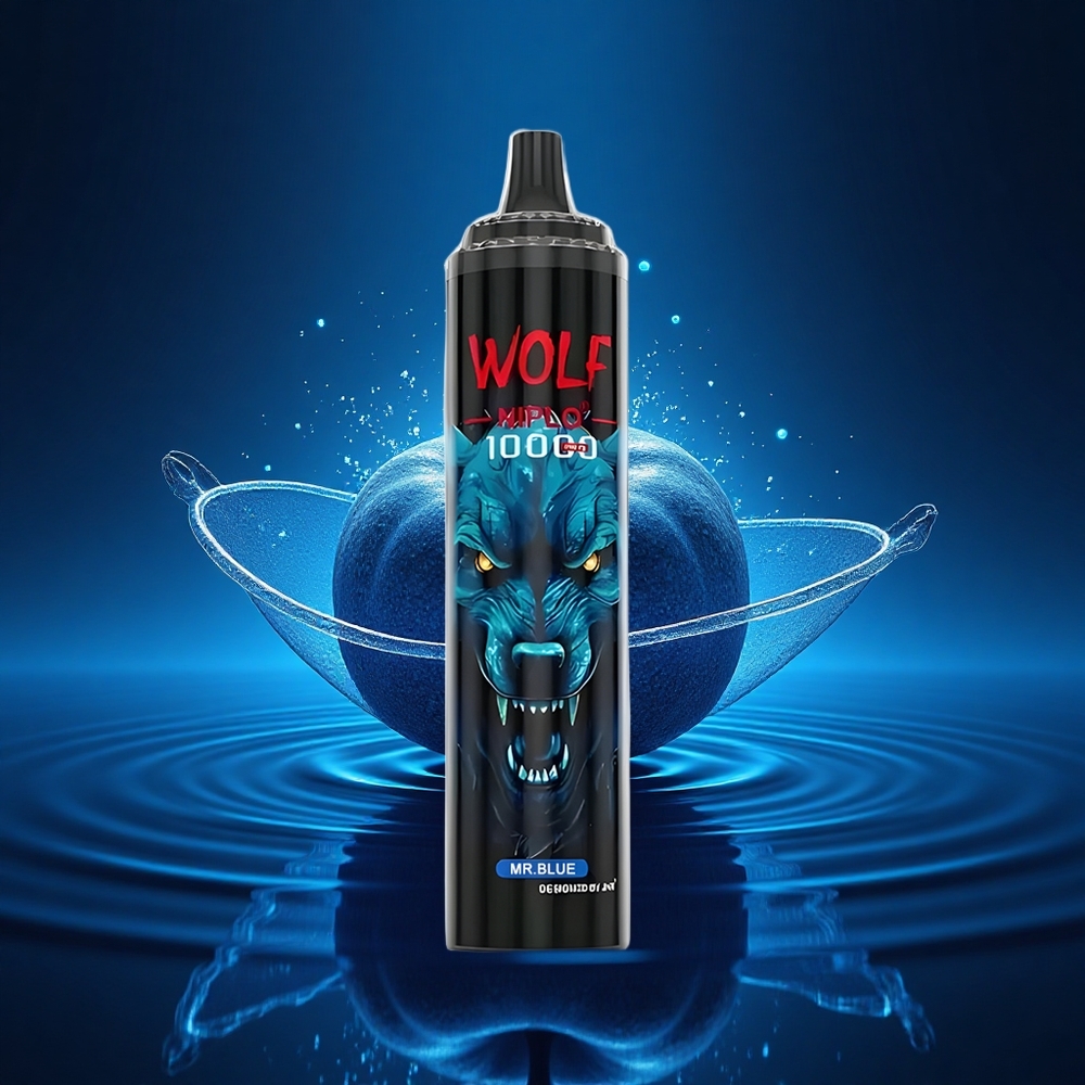JNR Wolf Niplo 10000 Señor Azul 10000 Caladas 20ml Tipo-C