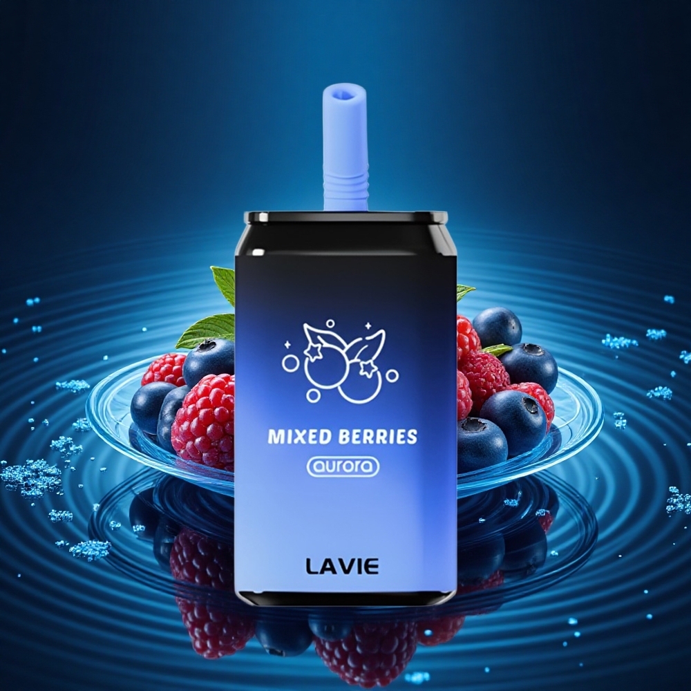 Lavie Aurora 11000 Puffs Bayas Mixtas Aurora Recargable 22ML 650mAh