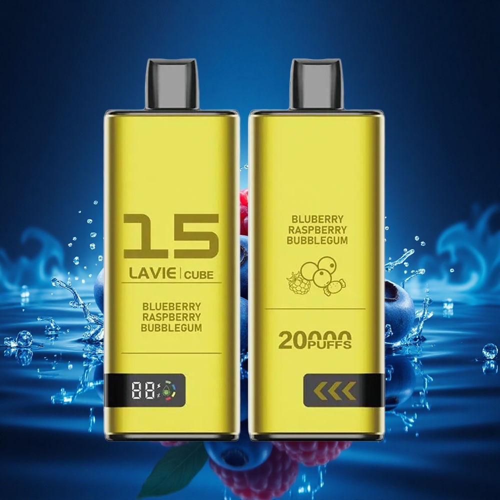Lavie Cube 20000 Puffs Arándano Frambuesa Chicle 28ML 600mAh
