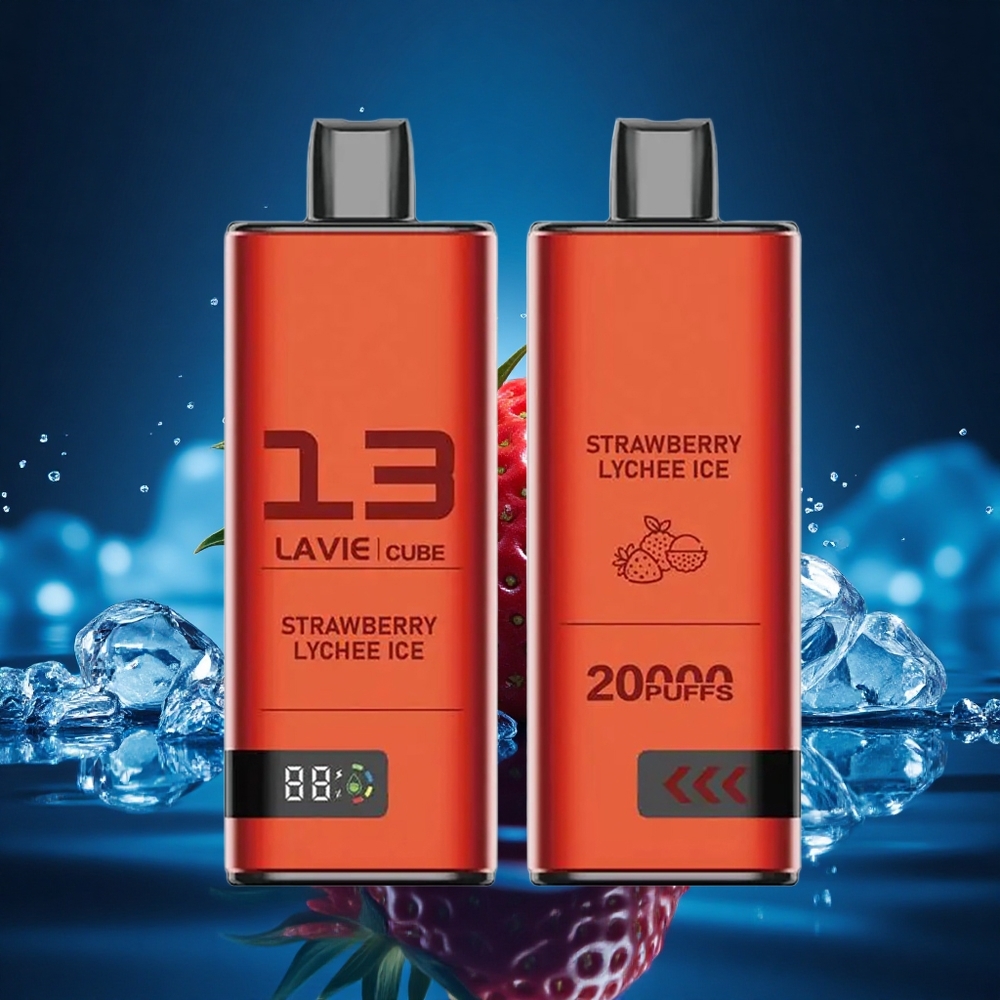 Lavie Cube 20000 Puffs Fresa Lychee Hielo 28ML Tipo C