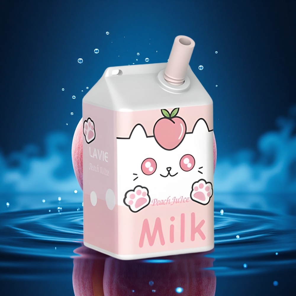 Lavie Milk 7000 Puffs Zumo de Melocotón 16ML 600mAh Tipo C