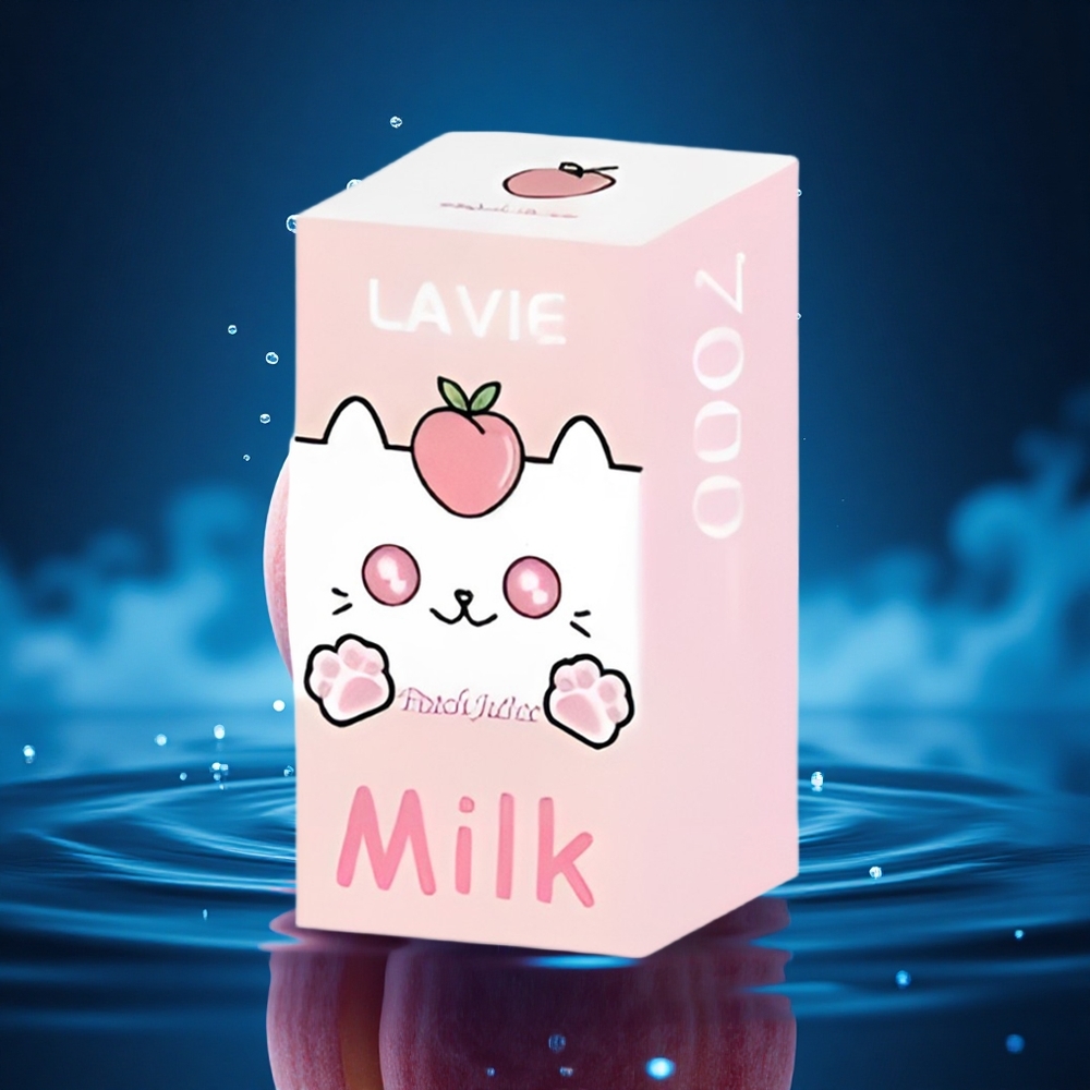 Lavie Milk 7000 Puffs Zumo de Melocotón 16ML 600mAh Tipo C